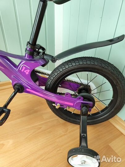 Велосипед maxiscoo space 14 для девочки новый
