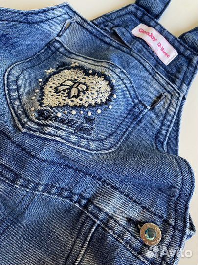 Джинсовый комбинезон gloria jeans 86 лонг 86