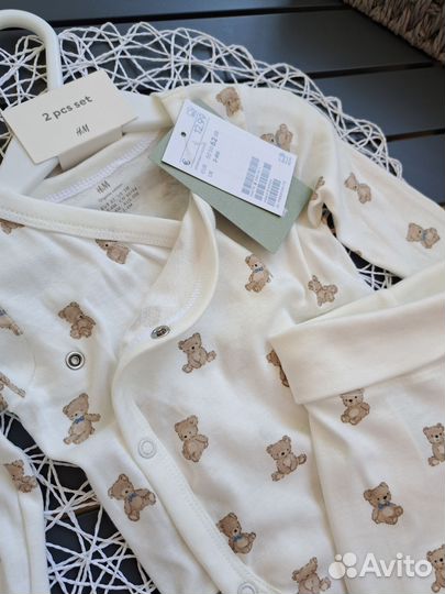 Комплект hm боди ползунки 62 68