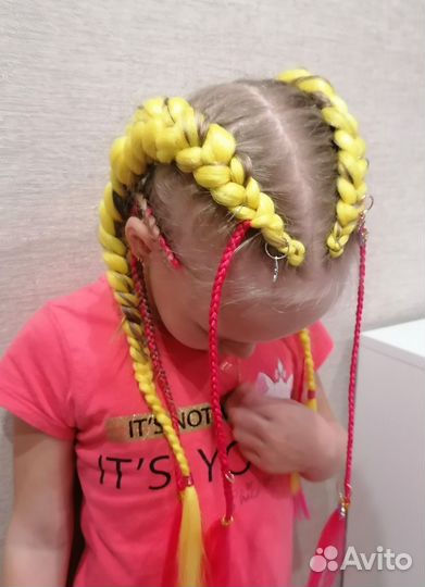 Косы с канекалоном и без