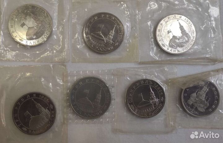 Памятные монеты 1992-1995 гг