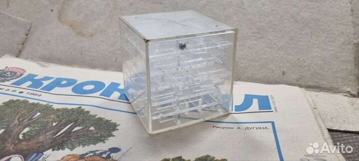 Кубик головоломка с шариком СССР