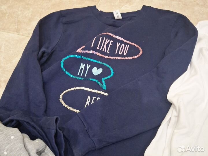 Блузки школьные пакетом 134 140