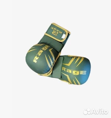 Перчатки для мма Rage хаки-золотые (М)