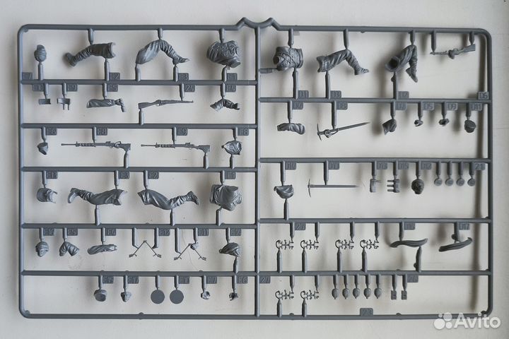 Советские горные стрелки - сборная миниатюра