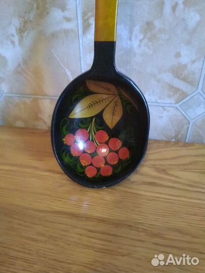 Ложка деревянная большая новая СССР