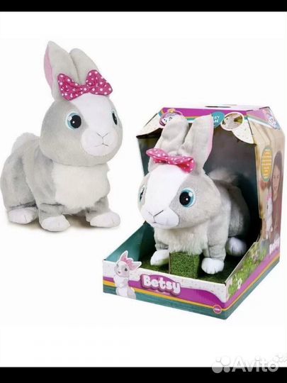 Интерактивная игрушка детская зайчик Betsy новая
