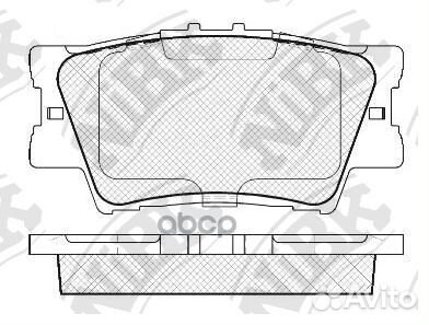 Колодки задние (toyota camry (V40, V50), RAV4 I