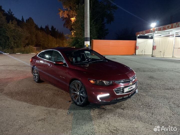 Chevrolet Malibu 2.0 AT, 2018, битый, 76 563 км