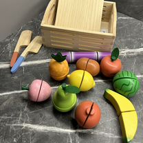 Деревянные фрукты на липучках -развивающая игрушка, Курск