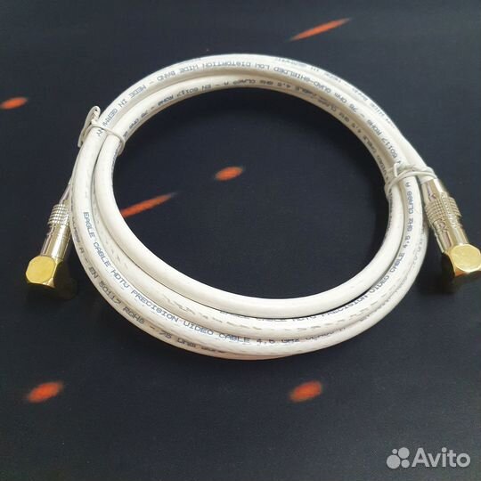 Антенный кабель Premium 100 dB m/f 2 метра