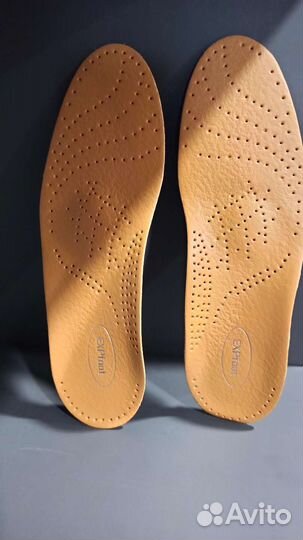 Ортопедические стельки кожаные