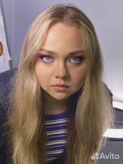 Модель на макияж свадебный и стрелки 14.10,15.10