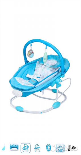 Качели шезлонг для новорожденных