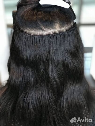 Пришивание тресс