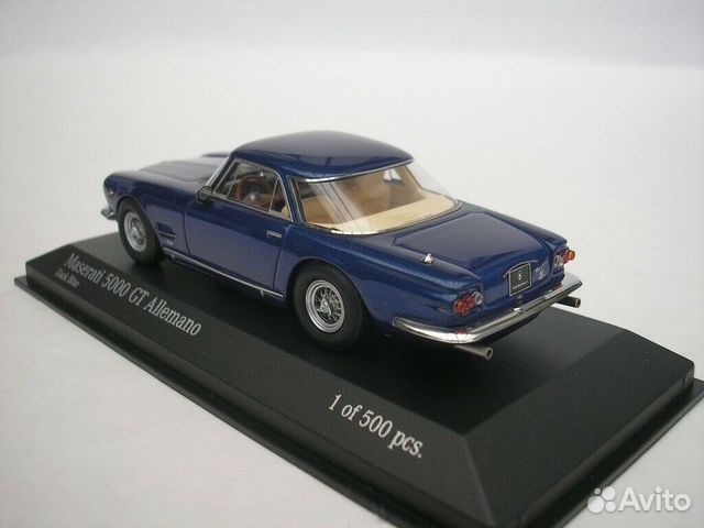 Мазерати Maserati 5000 GT Allemano Minichamps 1/43