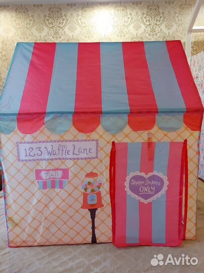 Детская игровая палатка домик + коврик