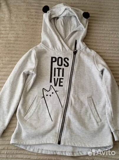 Толстовка для девочки 128 134
