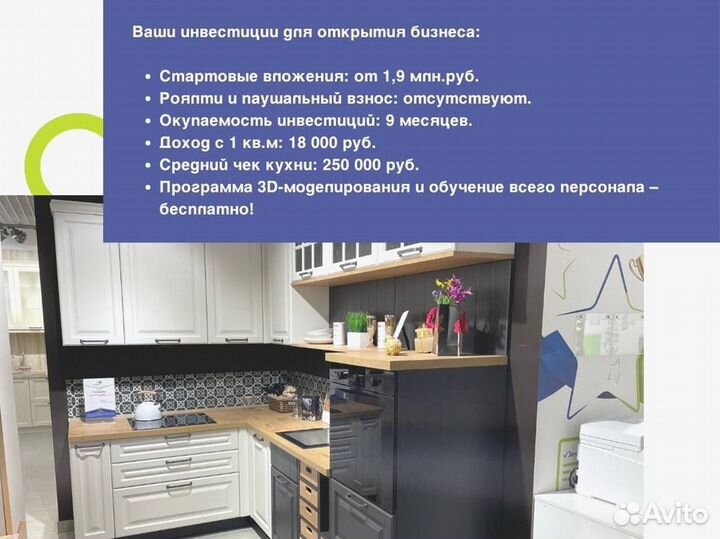 Салон кухонь. Франшиза