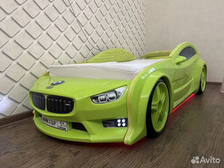 Кровать машина объемная (3d) EVO 