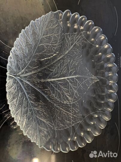 Блюдо пирожковое/ пироговое СССР. Стекло