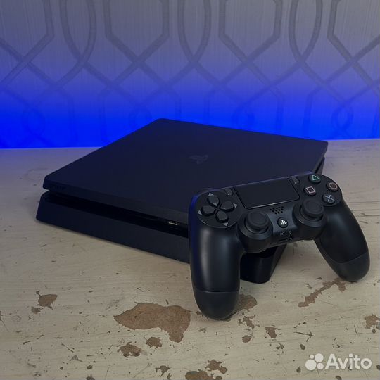 Sony PS4 slim 500gb 2 геймпада