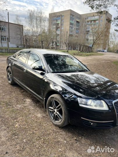 Audi A6 2.0 CVT, 2008, битый, 252 000 км