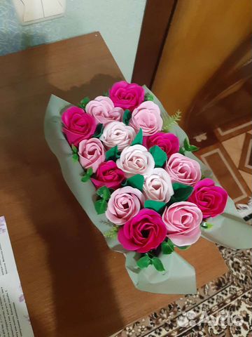 Букет цветов из мыла