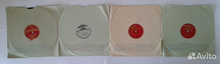 Грампластинки СССР 50-х годов, часть 3