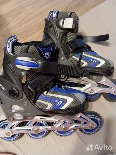 Роликовые коньки детские Larsen размер 33-36