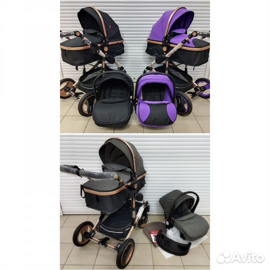 Новая коляска 3 в 1 Wisesonle Q3