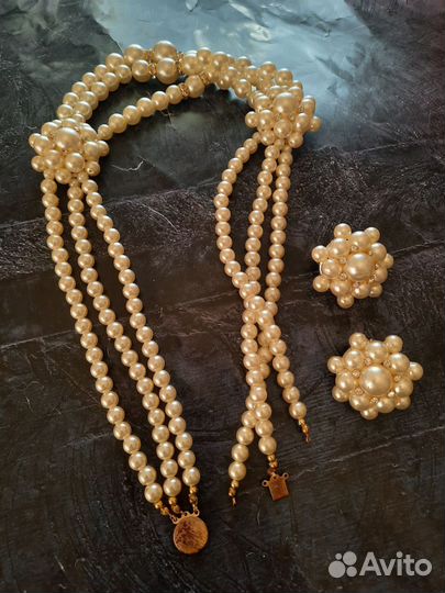 Бусы винтаж США