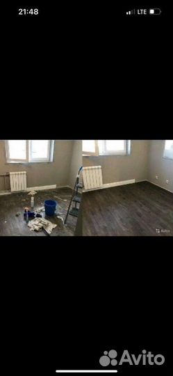 Уборка помещений после ремонта, коттеджей, домов