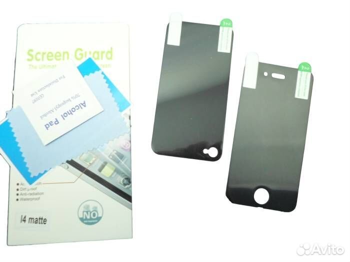 Защитная плёнка iPhone 4/4S двойная Матовая#34104