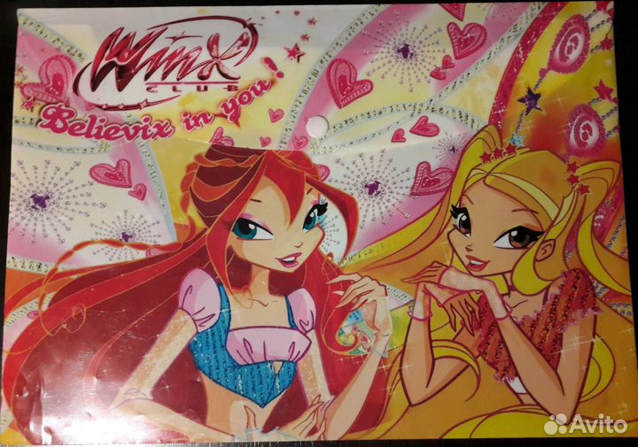 Папки Winx Винкс на кнопках