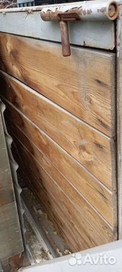 Ворота гаражные металлические бу