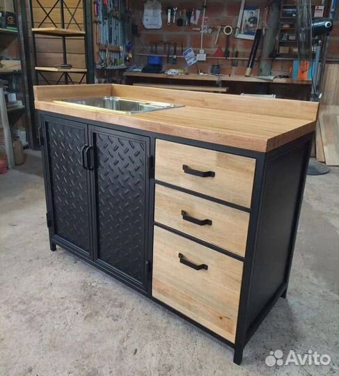 Кухня стильная лофт 
