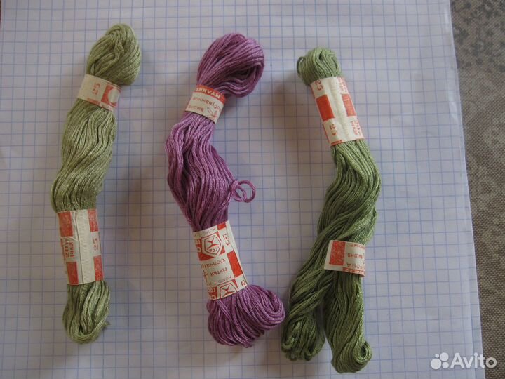 Нитки мулине СССР