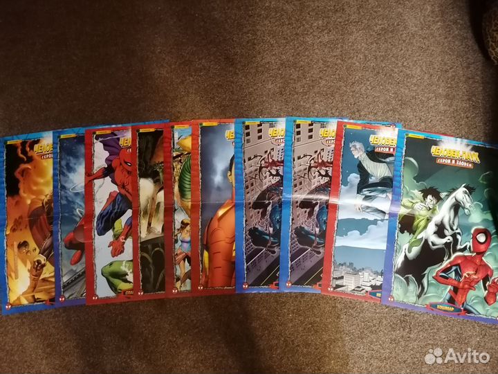 Плакаты постеры марвел из журналов