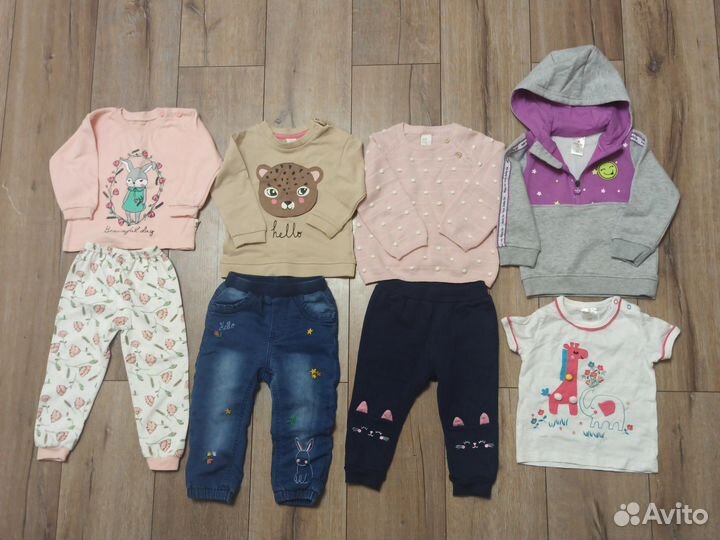 Новые и бу вещи на девочку 74 80 86