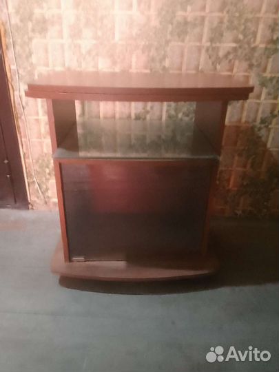 Тумба под телевизор бу стеклянная