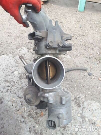 Коллектор на двигатель 3vz-fe v6 с дросильной засл