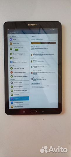 Планшет samsung galaxy tab E