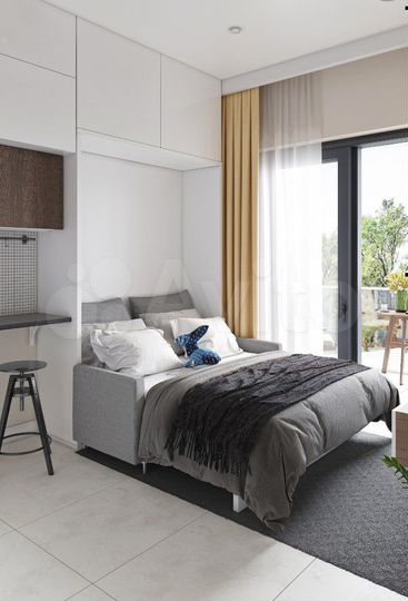 Апартаменты-студия, 22,5 м², 7/9 эт.