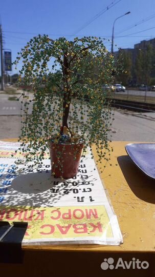 Цветы из бисера