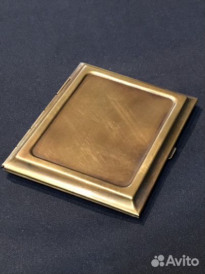 Портсигар латунный