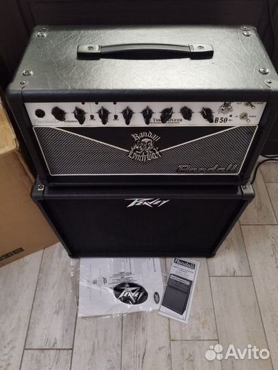 Стек Ламповый усилитель Randall LB50 + Peavey 112