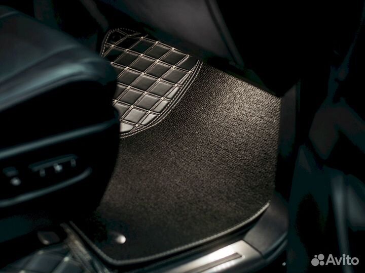 3D коврики из экокожи Lexus