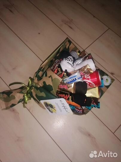 Букет к 23 февраля. Съедобный букет