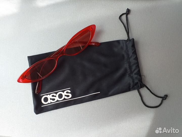 Красные очки ASOS, размер one size